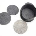 10PCS Felt Protection Pad Cup Anti-Friction Pad Separation Pad Felt Set Pad With Holder Kitchen Mats