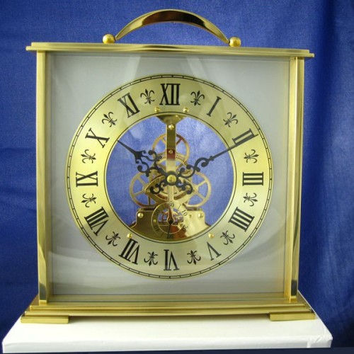 Exton Brass Carriage Clock, High Quality Exton Brass Carriage Clock on