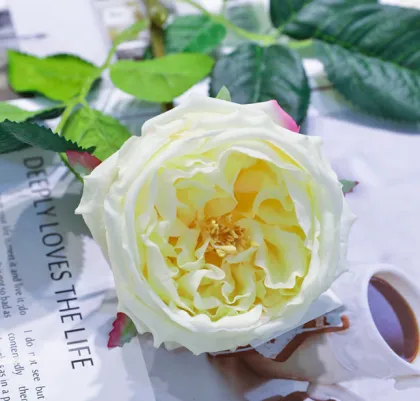 Hot Sale Summer Flowers: Artificial Austin Roses for Wedding Decor