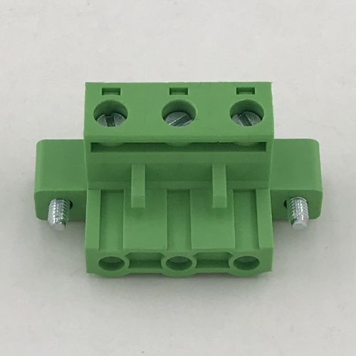 7.62MM pitch pluggable terminal block with fixed screw