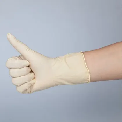 Latex Rubber Hand Gloves Latex Powdered Gloves
