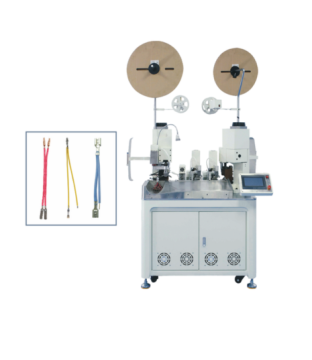 Automatic Double-Head Combined Wire Crimping Machine