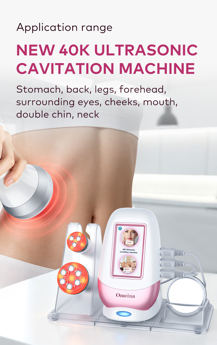 Omeina ultrasonic cavitation device