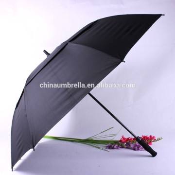 double canopy golf umbrella fiberglass umbrella