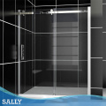 Puertas de ducha corredizas de vidrio de 8 mm de recinto de sally