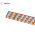 1M Flat Ribbon Cable 1.27mm Spacing Rainbow Cable Flat Color 10P 14P 16P 20P 26P 34P 40P 50P Way Pitch Wiring Wire for PCB