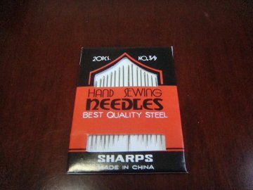 Nickel Plated Sharps Manual Hand Long Stainless Steel Sewing Needles Threader