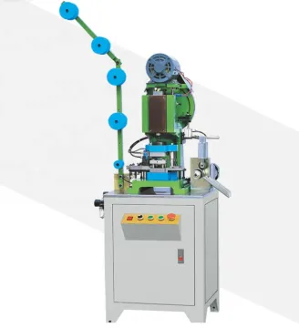Auto Zipper Holes Punching Machinery For Metal Zipper