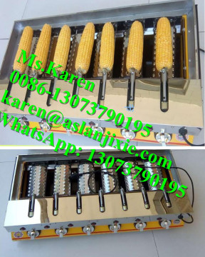 Gas or Electric Heating Sweet Corn Roasting Machine