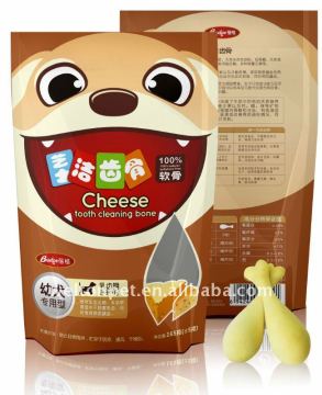 Cheese Teeth-Cleaning Bone Dog Dental Chews