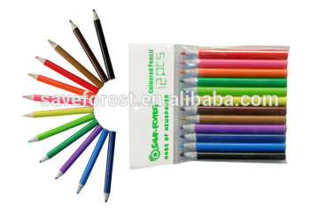 Best 3.5 inch 12 color kids drawing mini pencil
