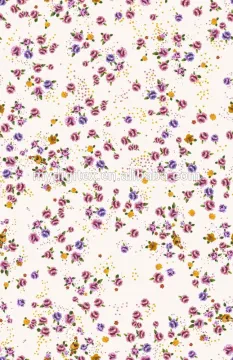 Digital print chiffon silk fabric