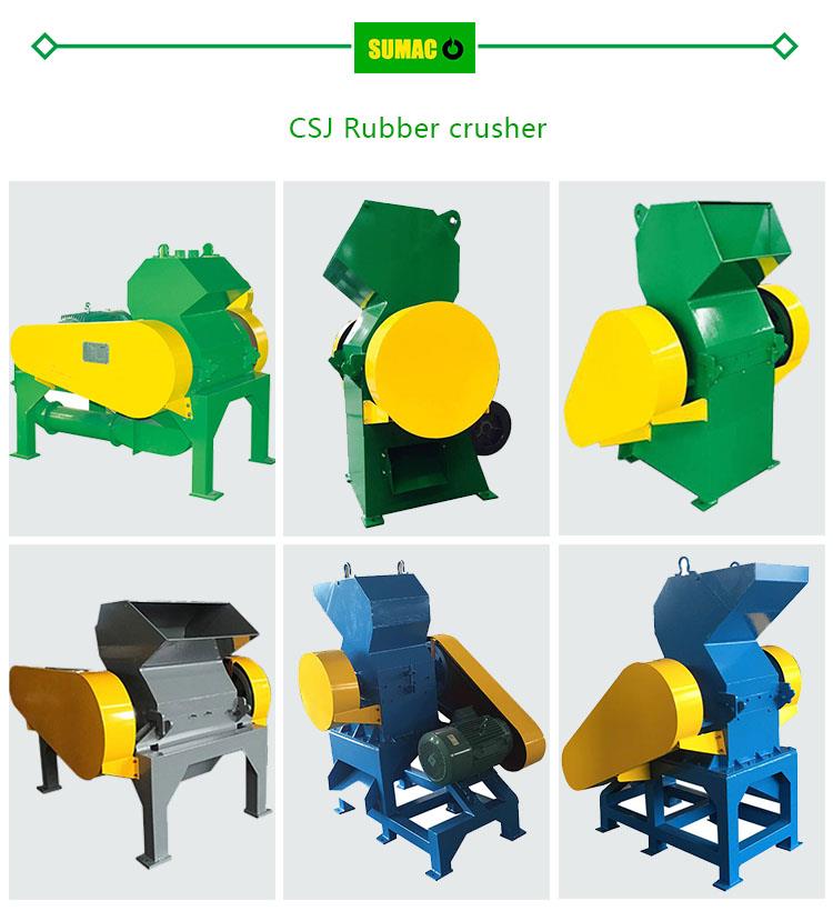 Vehicle Tyre Rubber Crusher Machinery