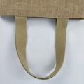 Recycle Burlap Tote Bag For Picnic