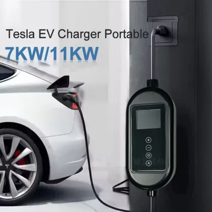 Tesla EV Charger Level 2 for Electric Cars and Vehicles