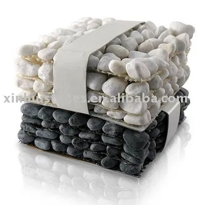 natural pebble mosaic