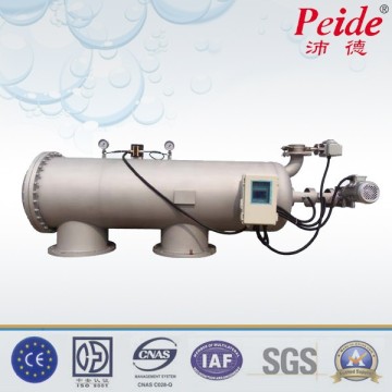 Automatic self-cleaning water filter with control box