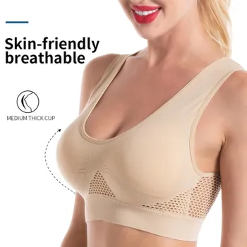Large Size Seamless Mesh Bras for Women - S to 6XL