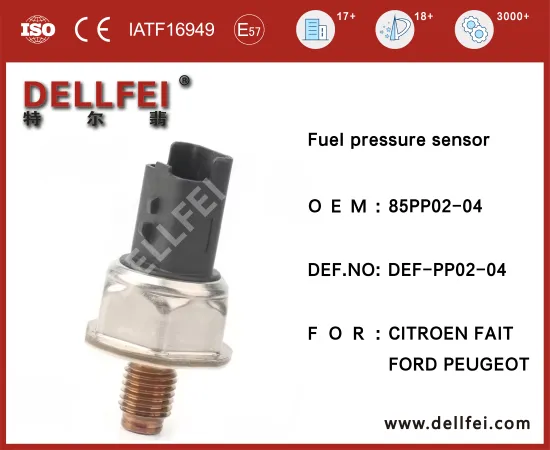 Fuel Rail Pressure Sensor 85PP02-04 for CITROEN,FAIT,FORD,PEUGEOT