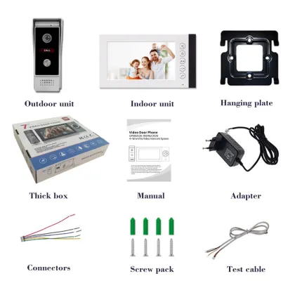 High-Quality Night Vision Intelligent Video Intercom Doorbell System