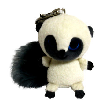 Plush animal keychains, plush toys keyrings