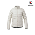Jaqueta quente Eider Hybrid Fake Down para mulheres