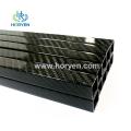 Abrasion resistant high quality carbon fibre square tube