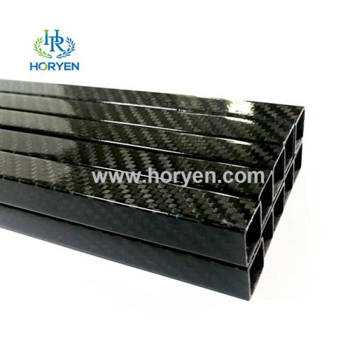 Carbon Fibre Square Tube High modulus 3k carbon fiber square tube 15*15*13*13mm Manufactory