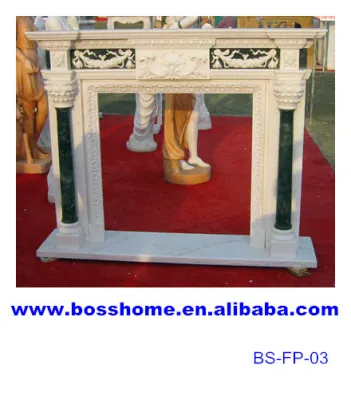 Freestanding marble fireplace design , Wall fireplace, fireplace mantel