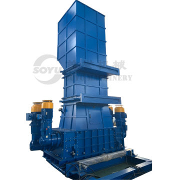Electric Waste Recycling Crusher Machine for Manufacturing Plants