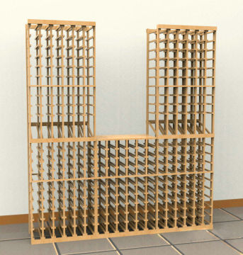 Custom Wooden Display Stands , Durable Wine Shelf For Chateau