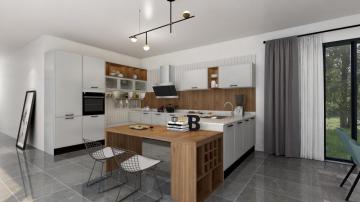 2020 Oulin modern design kitchen cabinet color ideas