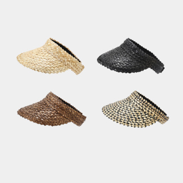 2024 Summer Pineapple Weave Straw Hat for Women