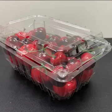 Rectangular Strawberry Clamshell Packaging Box