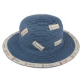 encantador sombrero de paja sombrero de papel para niños