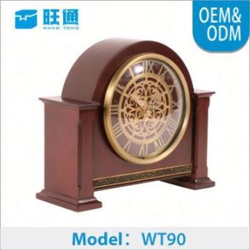 High quality mdf classic Custom Make resin table clock