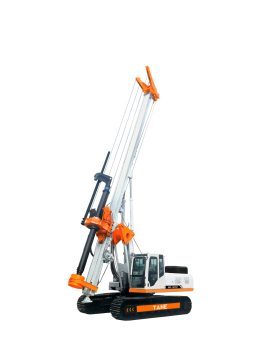 Film roboczy z modelu wiertnicy CFA