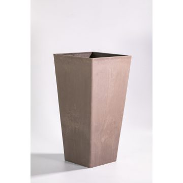 Vaso de flores quadrado durável para interior