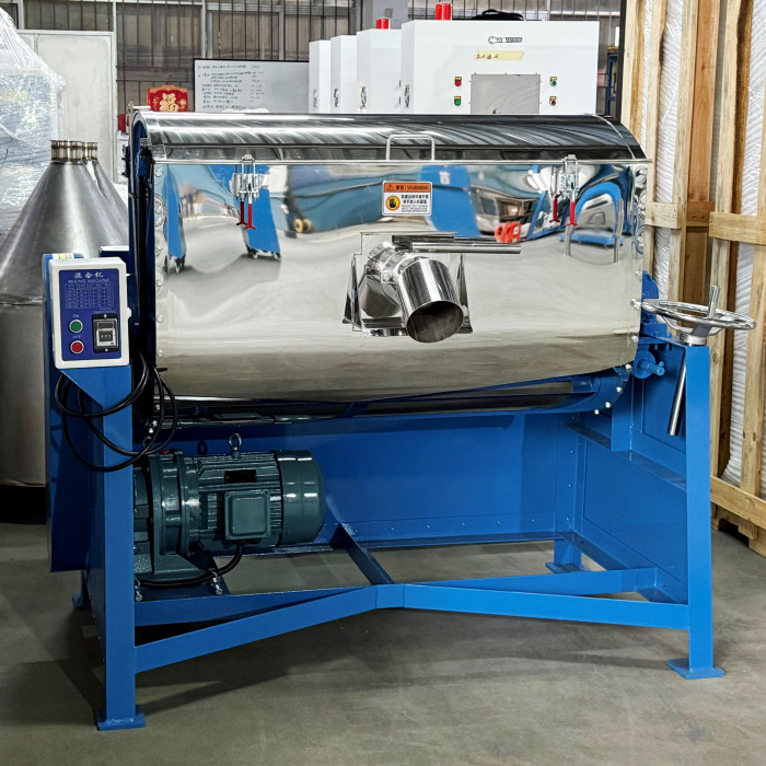 Mixer horizontal untuk mencampur butiran plastik