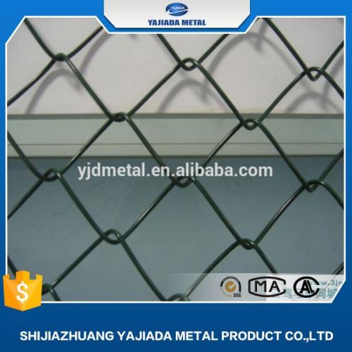 pvc insulated galvanized temporary metal chain link fence