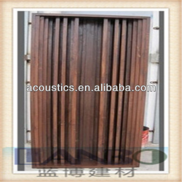wooden Diffusion for acoustic panels