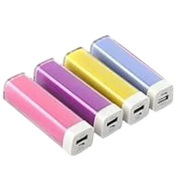 18650 2600mAh Power Banks, Hot Sales, Lipstick type, Samsung cell, OEM Gift