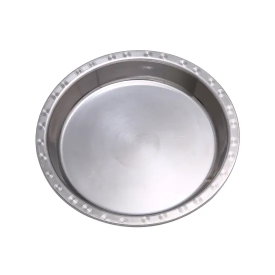 Stainless Steel Plates with Flower