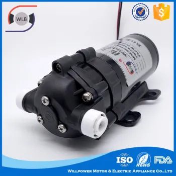High working efficient manual domestic 24v diaphragm pump dc water purifier pump