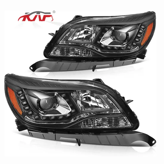 Black Housing Amber Reflector Head lamp GM2503362 GM2502362 Headlights for Chevy Malibu 2013 2014 2015 Chevy Malibu Limited 2016