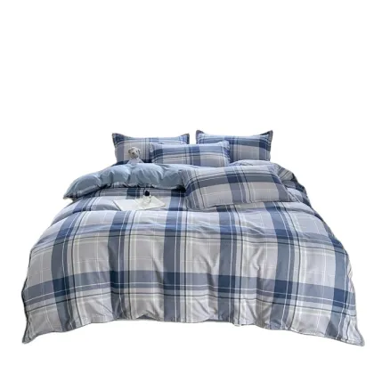 Nantong Printed Duvet Cover Bed Sheet Set Microfiber