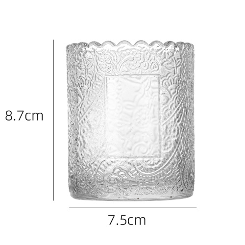 Frascos ecológicos adornados con patrones delicados