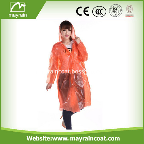 Quality Guaranteed PE Raincoat