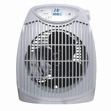 Fan heater, LCD display, tip over, CE/ETL certified