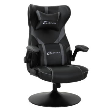 PVC Knee Tilt Recliner -stol med metallbas